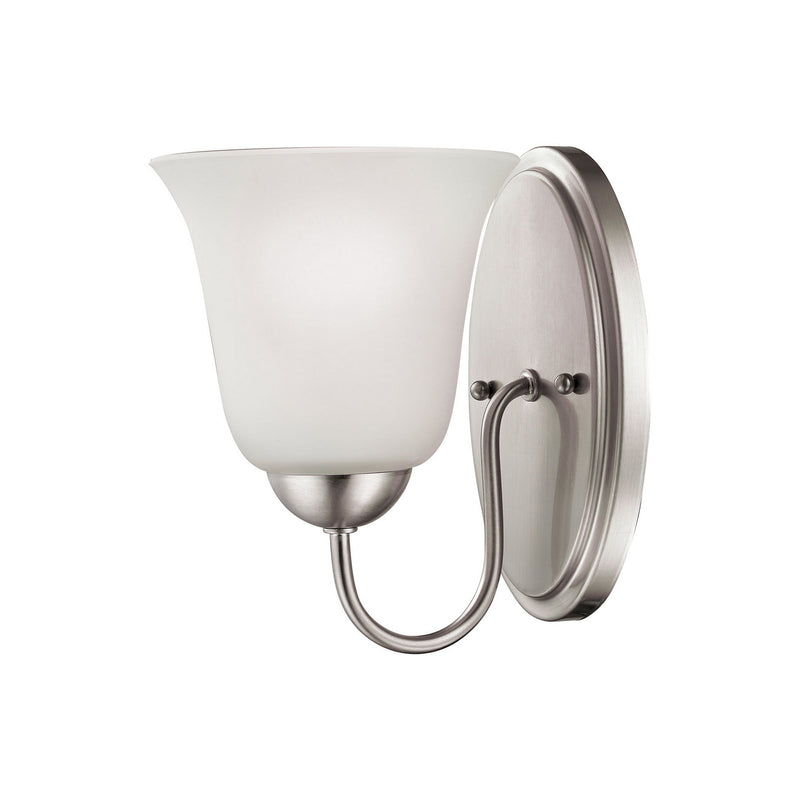 ELK Home 1201WS/20 One Light Wall Sconce, Brushed Nickel Finish-LightingWellCo