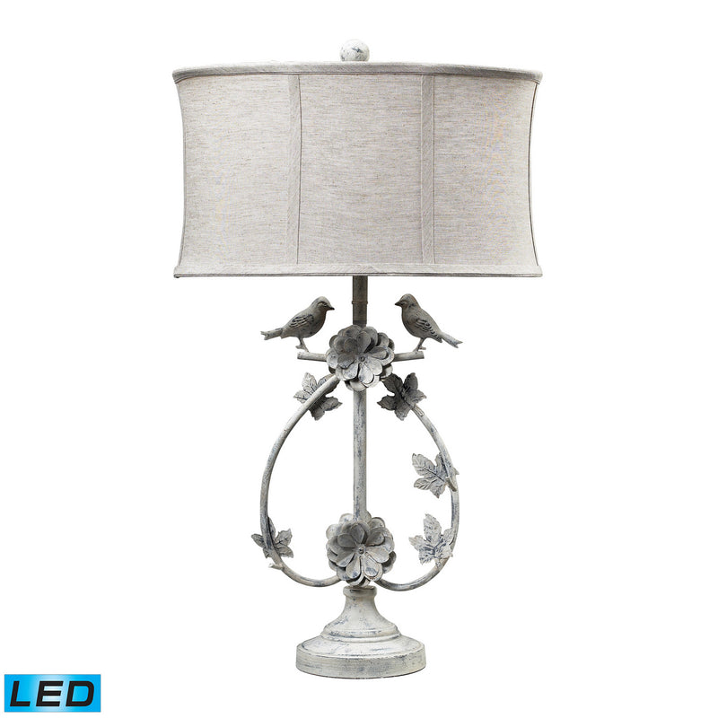 ELK Home 113-1134-LED LED Table Lamp, Antique White Finish-LightingWellCo