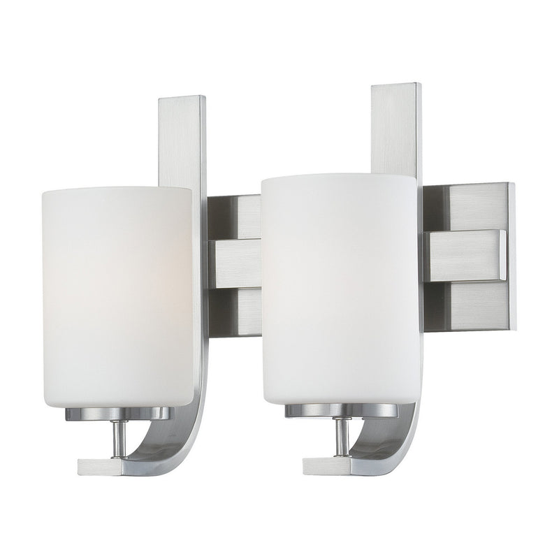 ELK Home TV0007217 Two Light Vanity, Brushed Nickel Finish-LightingWellCo