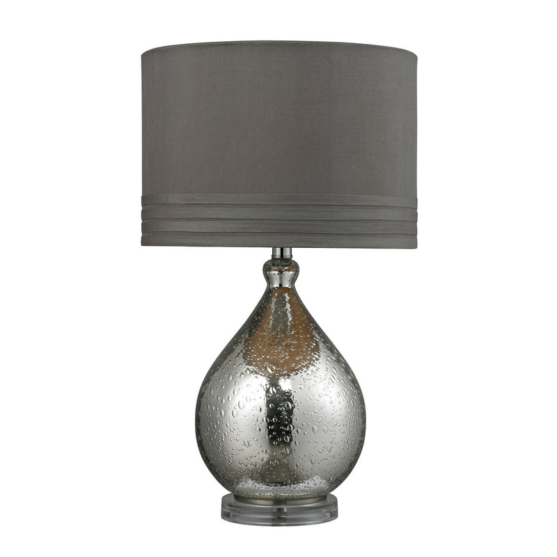 ELK Home D252 One Light Table Lamp, Silver Mercury Finish-LightingWellCo
