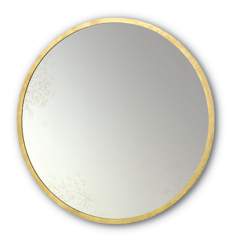 Currey and Company 1088 Mirror, Contemporary Gold Leaf/Antique Mirror Finish - LightingWellCo