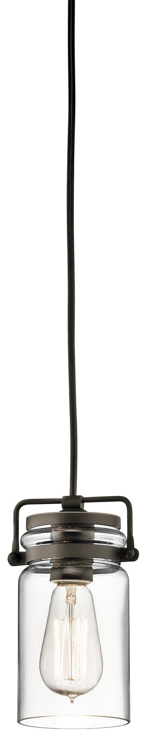 Kichler 42878OZ One Light Mini Pendant, Olde Bronze Finish - LightingWellCo