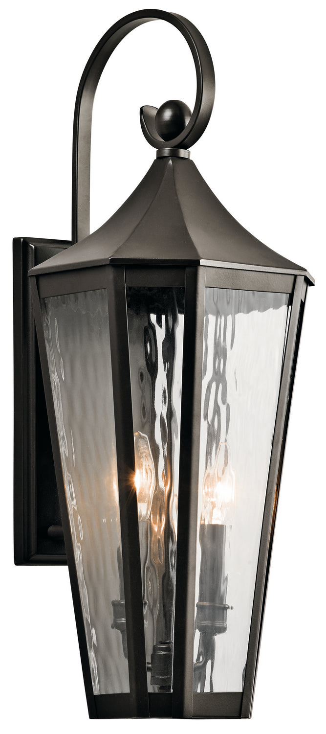 Kichler 49513OZ Two Light Outdoor Wall Mount, Olde Bronze Finish - LightingWellCo
