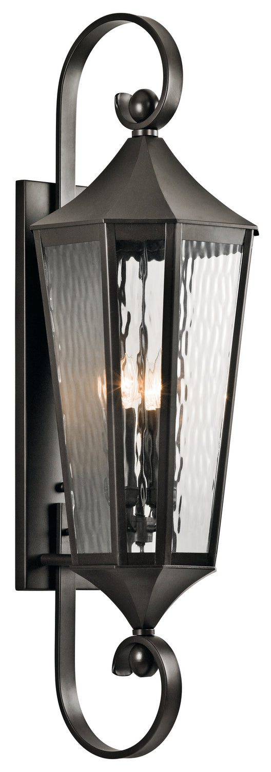 Kichler 49514OZ Four Light Outdoor Wall Mount, Olde Bronze Finish - LightingWellCo