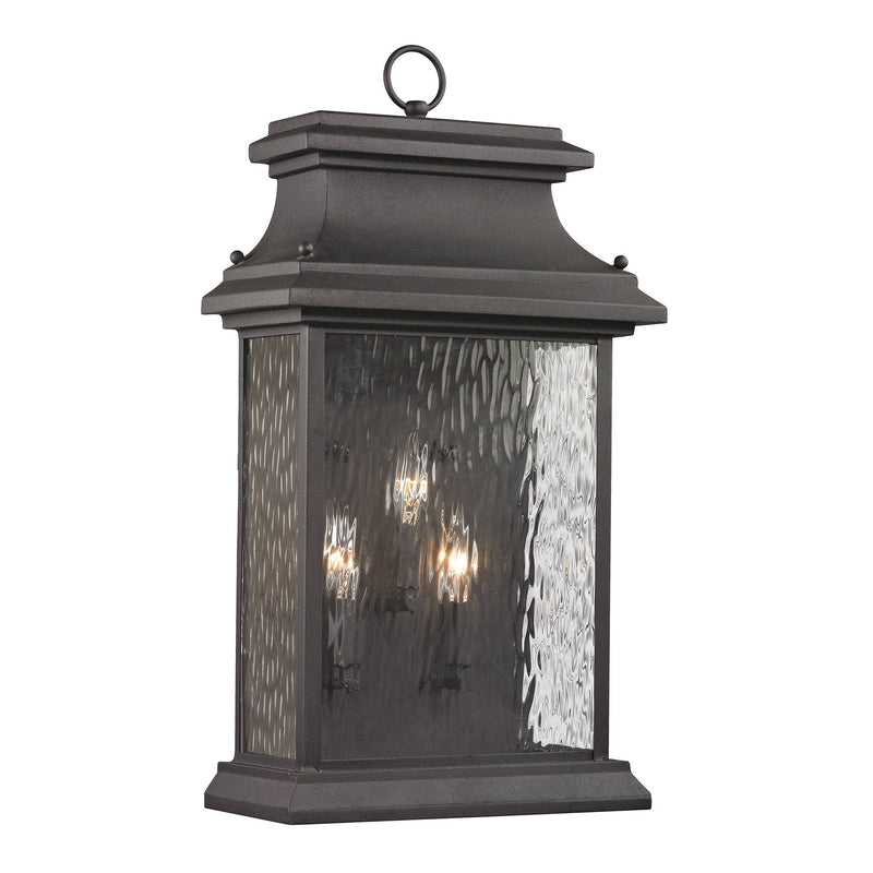 ELK Home 47054/3 Three Light Wall Sconce, Charcoal Finish - At LightingWellCo