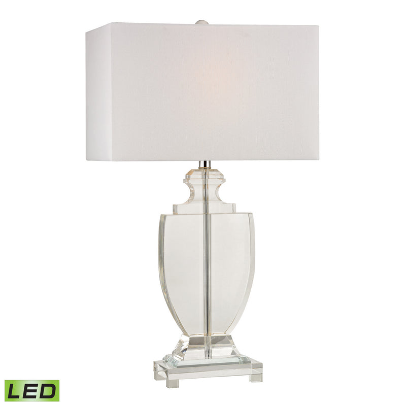 ELK Home D2483-LED LED Table Lamp, Clear Finish - At LightingWellCo