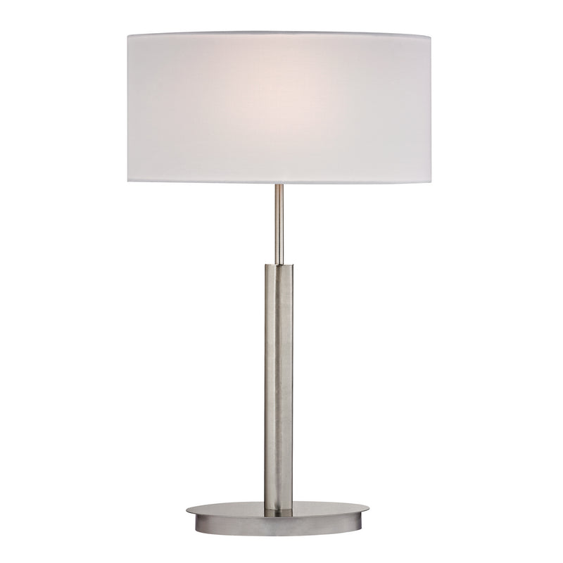 ELK Home D2549 One Light Table Lamp, Satin Nickel Finish-LightingWellCo