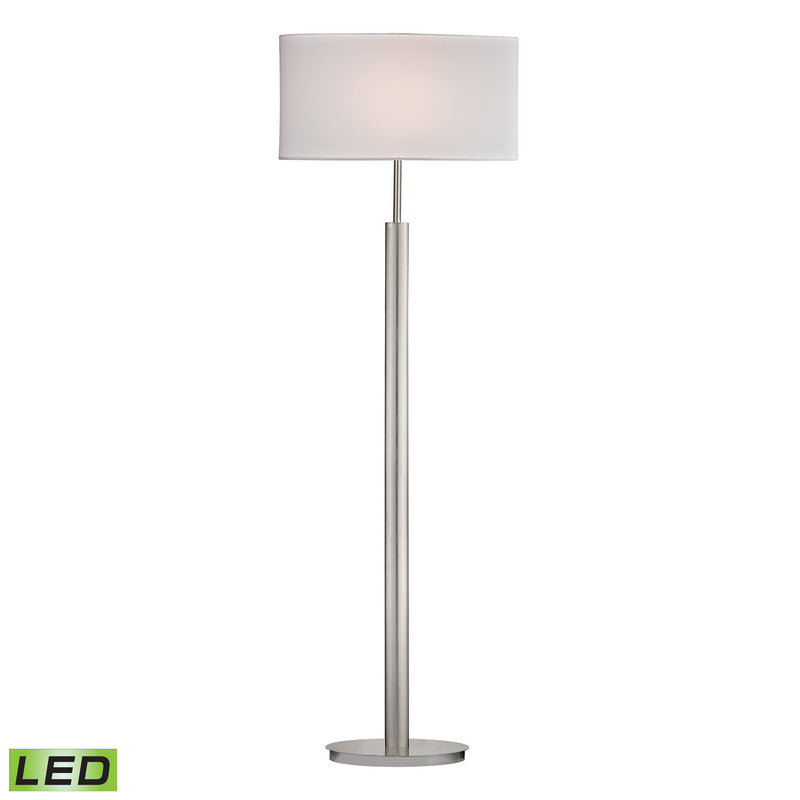 ELK Home D2550-LED LED Floor Lamp, Satin Nickel Finish - At LightingWellCo