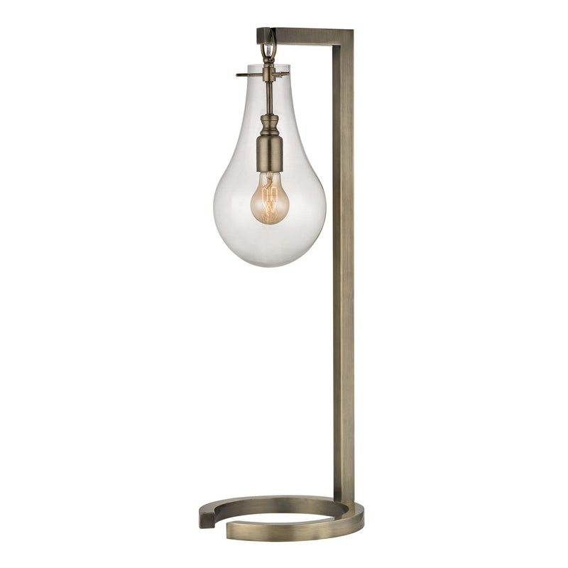 ELK Home D330 One Light Table Lamp, Antique Brass Finish-LightingWellCo