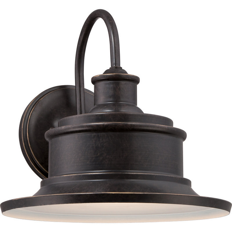Quoizel SFD8409IB One Light Outdoor Wall Lantern, Imperial Bronze Finish - LightingWellCo
