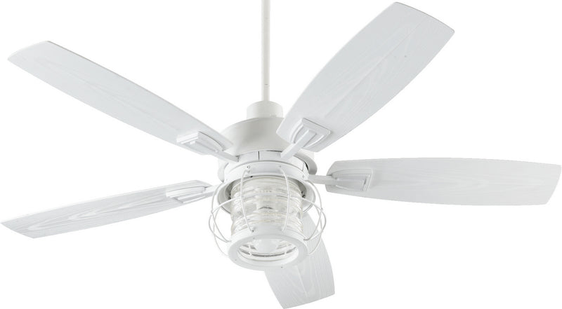 Quorum 13525-8 52``Patio Fan, Studio White Finish - LightingWellCo