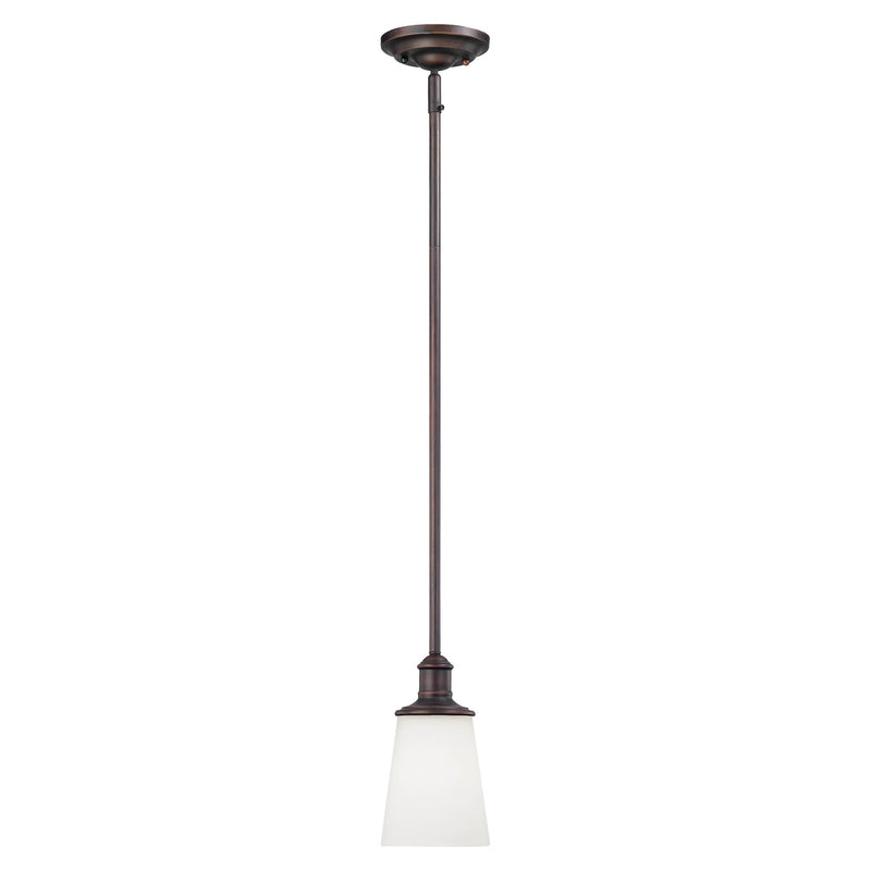 Millennium 2151-RBZ One Light Mini Pendant, Rubbed Bronze Finish - LightingWellCo