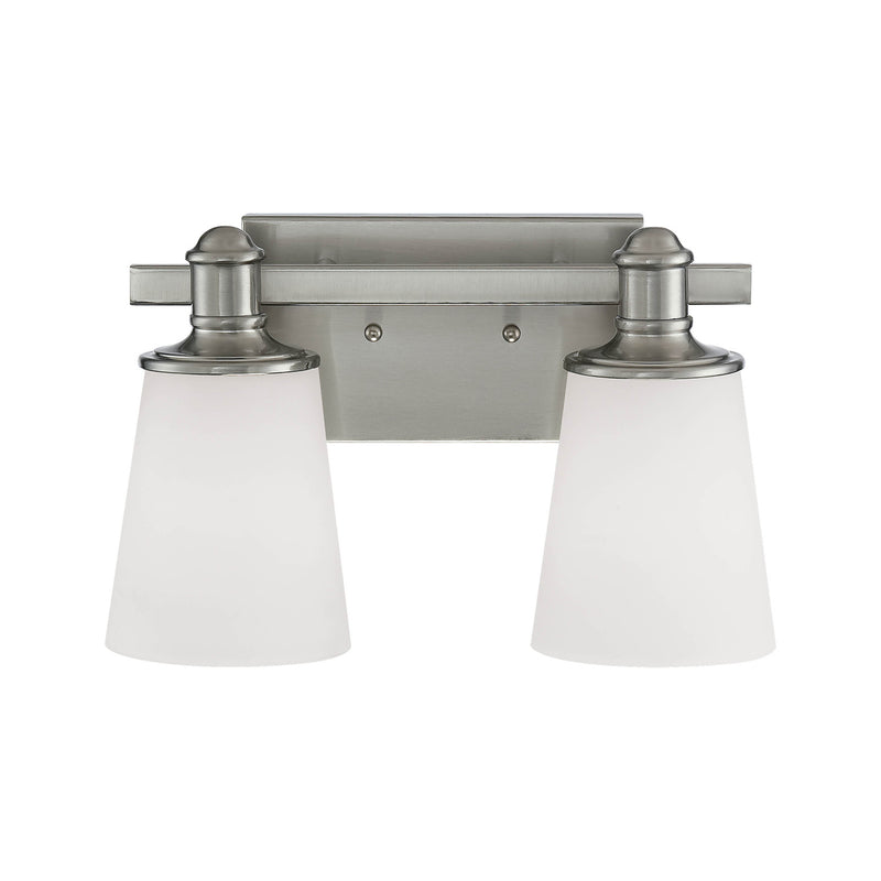 Millennium 2162-SN Two Light Vanity, Satin Nickel Finish - LightingWellCo