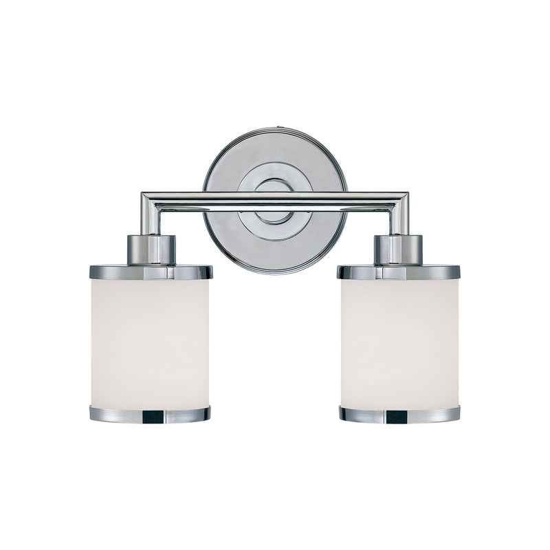 Millennium 222-CH Two Light Vanity, Chrome Finish - LightingWellCo