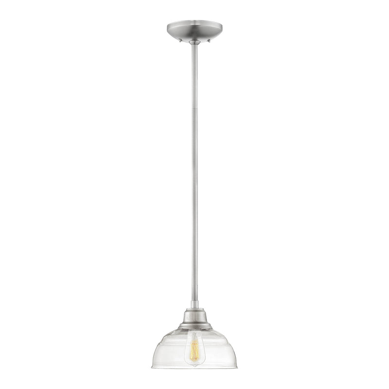 Millennium 5300-BN One Light Mini Pendant, Brushed Nickel Finish - LightingWellCo