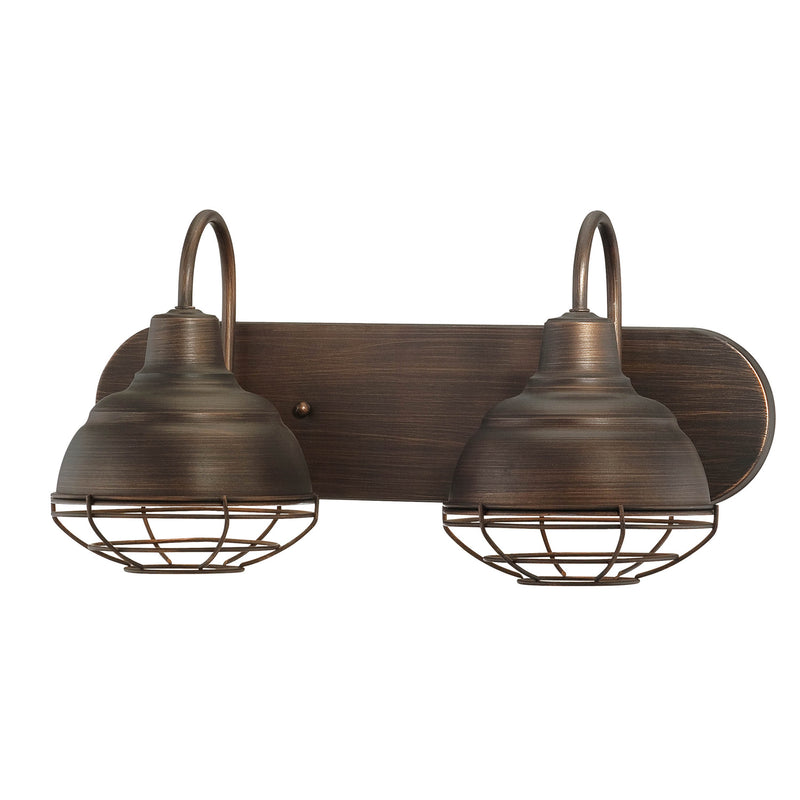 Millennium 5422-RBZ Two Light Vanity, Rubbed Bronze Finish - LightingWellCo