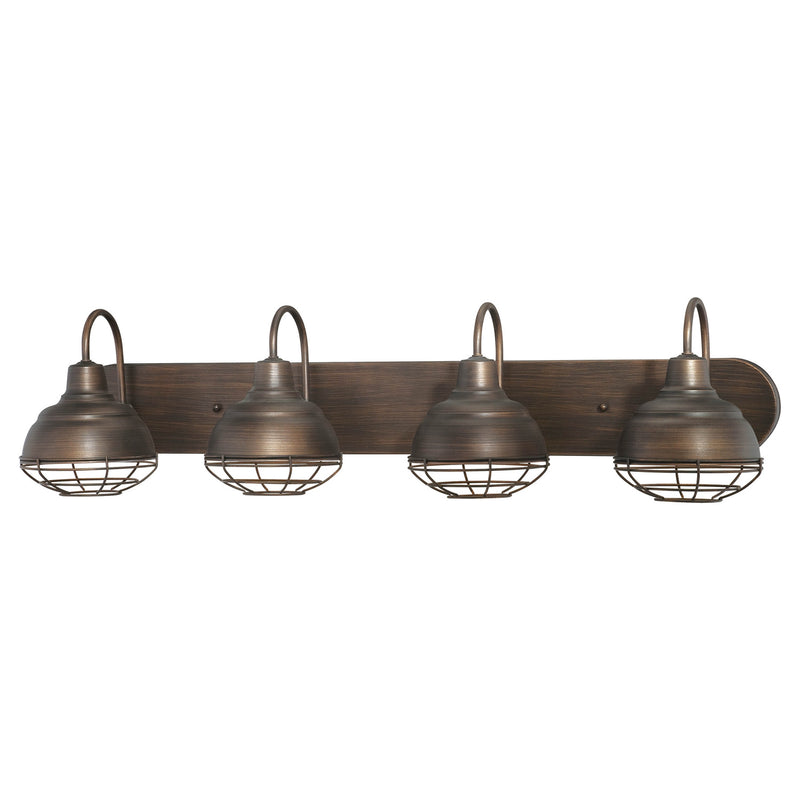 Millennium 5424-RBZ Four Light Vanity, Rubbed Bronze Finish - LightingWellCo