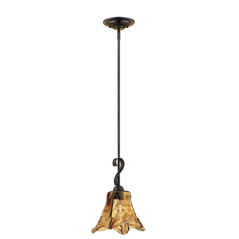 Millennium 7130-BG One Light Pendant, Burnished Gold Finish - LightingWellCo