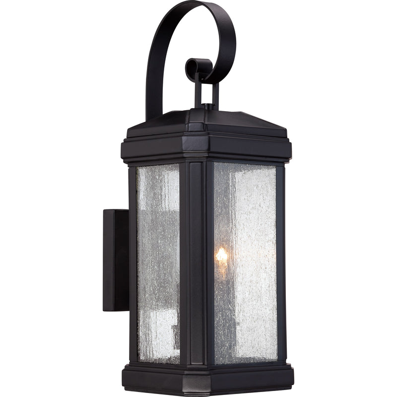 Quoizel TML8407K Two Light Outdoor Wall Lantern, Mystic Black Finish - LightingWellCo