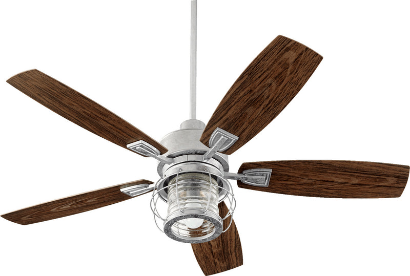 Quorum 13525-9 52``Patio Fan, Galvanized Finish - LightingWellCo