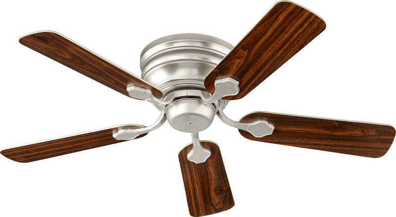 Quorum 75445-65 44``Ceiling Fan, Satin Nickel Finish - LightingWellCo