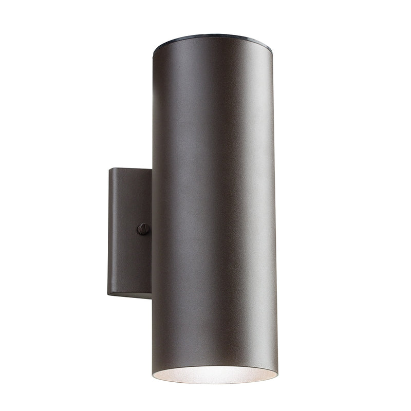 Kichler 11251AZT30 LED Outdoor Wall Mount, Textured Architectural Bronze Finish - LightingWellCo