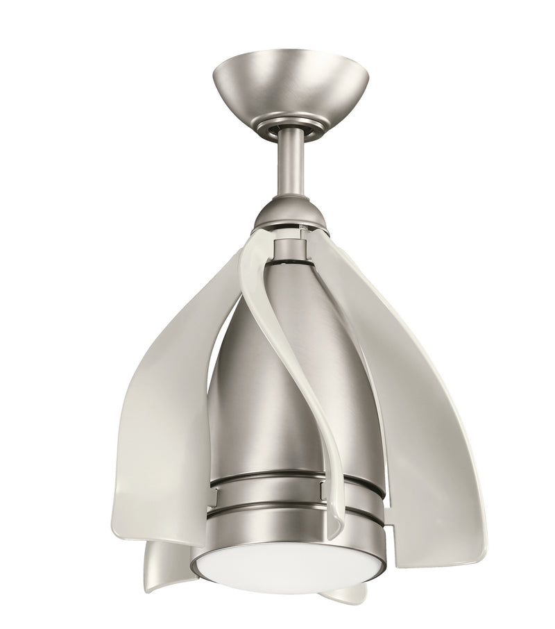 Kichler 300230NI 15``Ceiling Fan, Brushed Nickel Finish - LightingWellCo