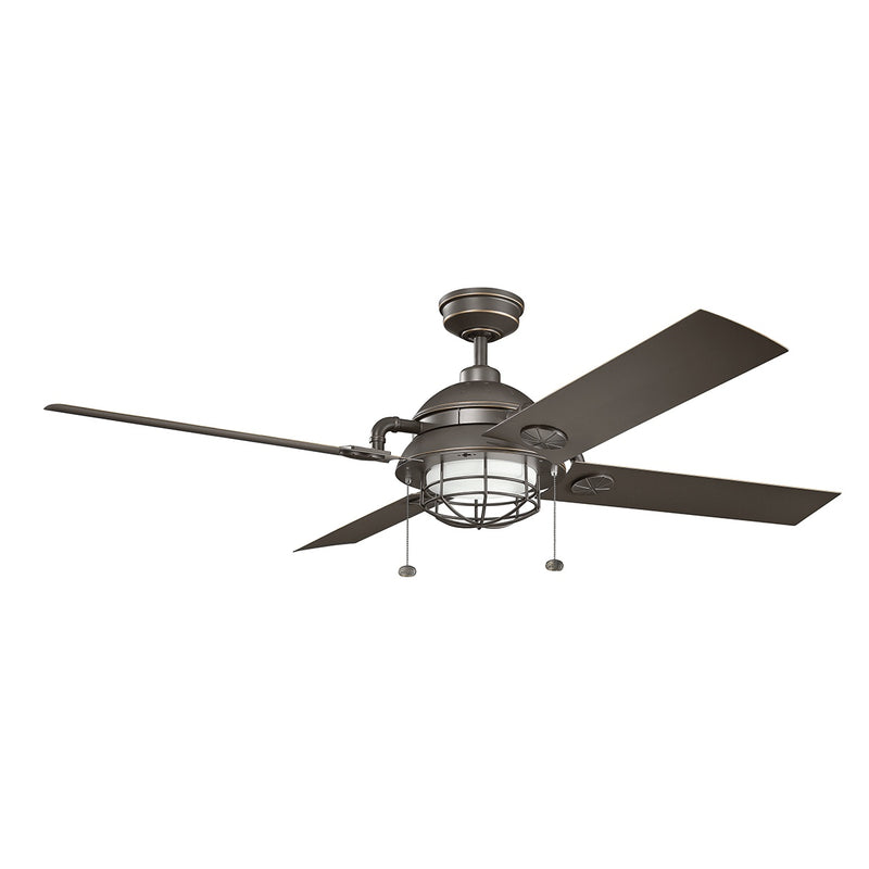 Kichler 310136OZ 65``Ceiling Fan, Olde Bronze Finish - LightingWellCo