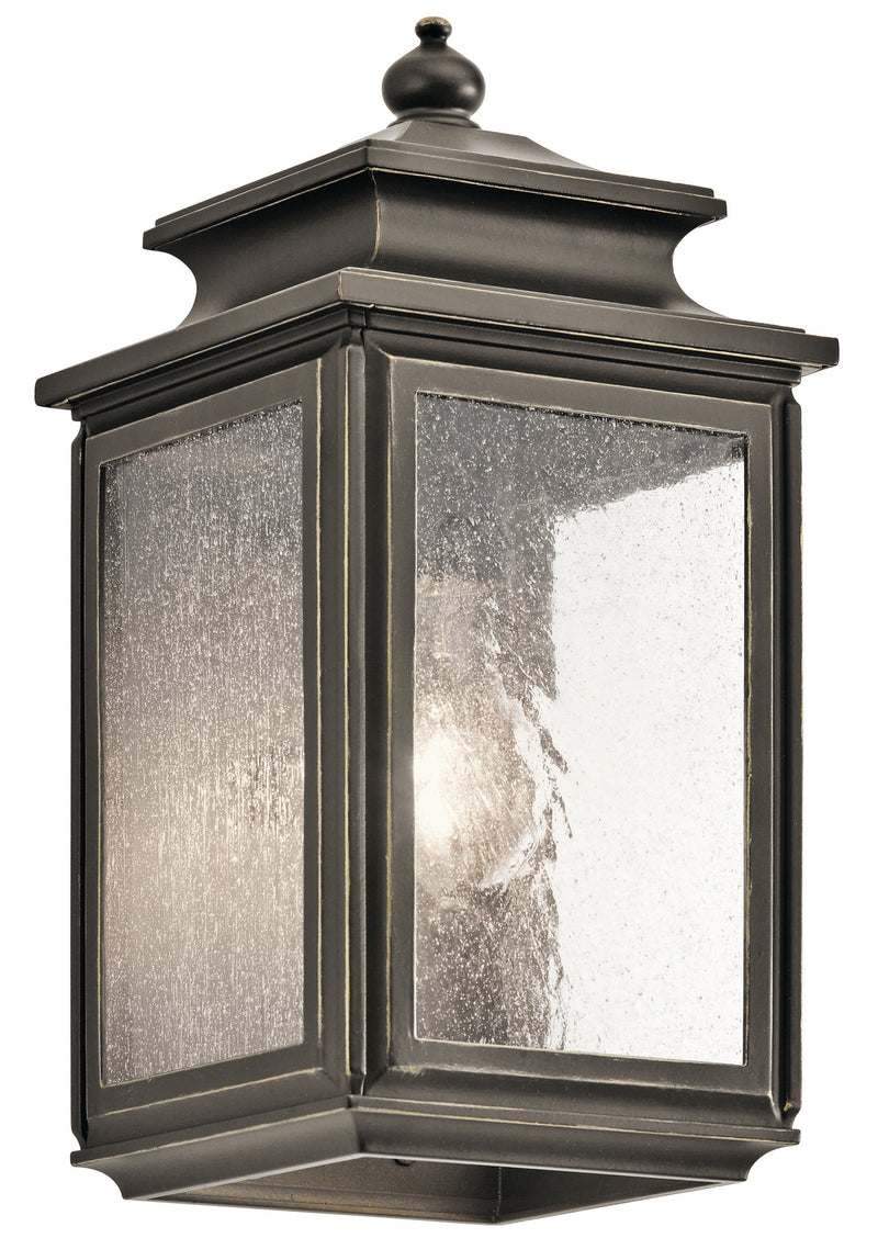 Kichler 49501OZ One Light Outdoor Wall Mount, Olde Bronze Finish - LightingWellCo