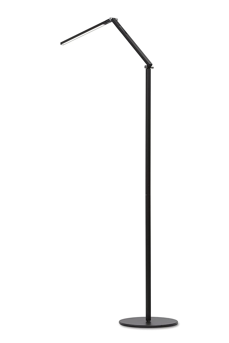 Koncept AR5000-WD-MBK-FLR Z-Bar Floor Lamp, Metallic Black, Warm White - LightingWellCo
