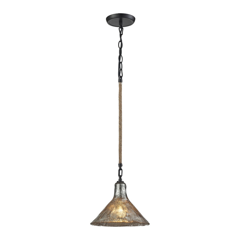 ELK Home 10436/1 One Light Mini Pendant, Oil Rubbed Bronze Finish - At LightingWellCo