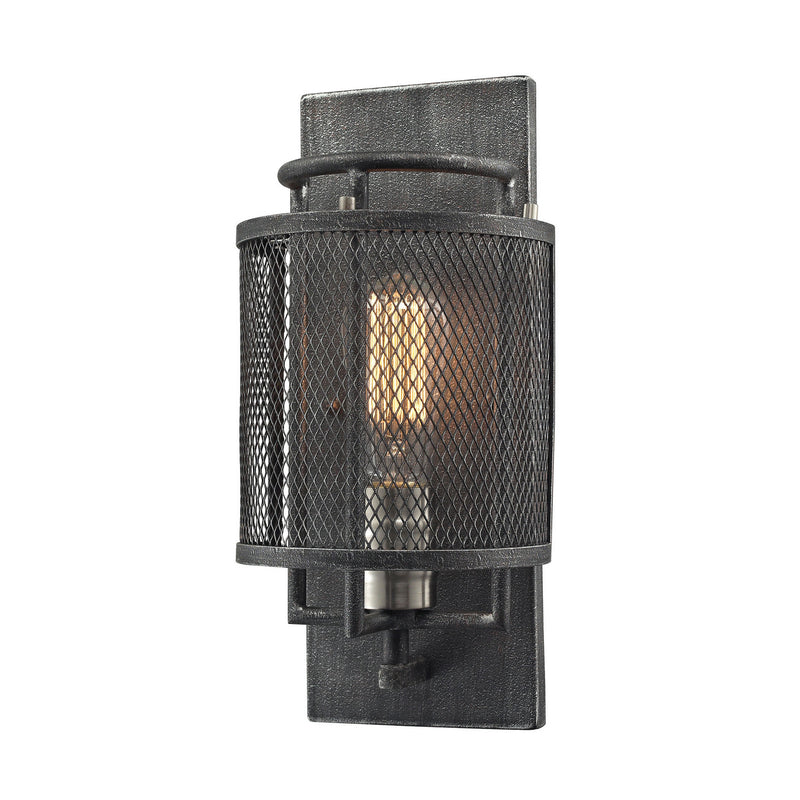 ELK Home 31235/1 One Light Wall Sconce, Brushed Nickel Finish-LightingWellCo