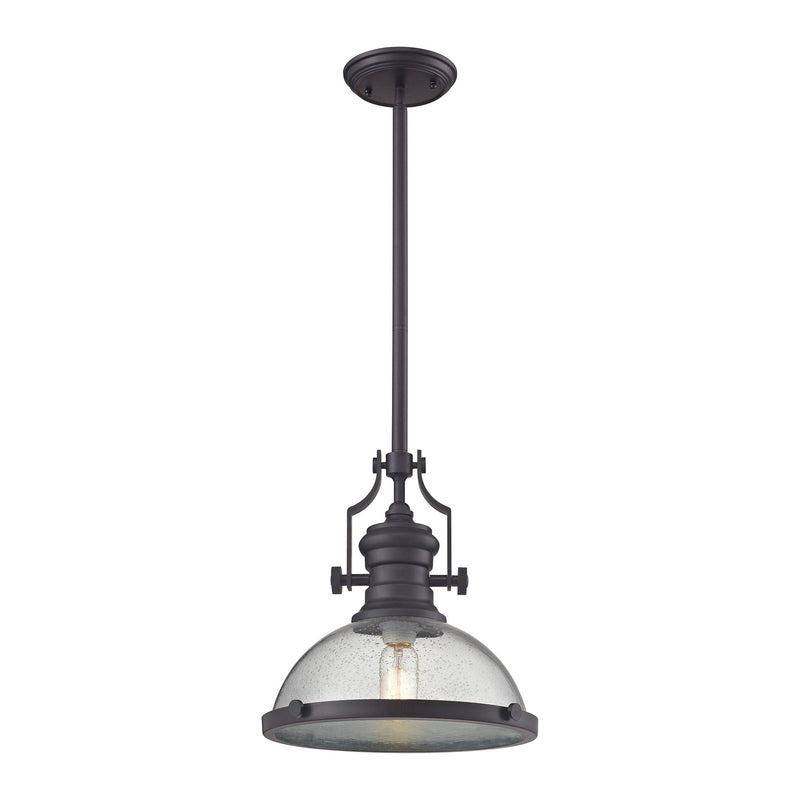 ELK Home 67733-1 One Light Pendant, Oil Rubbed Bronze Finish-LightingWellCo