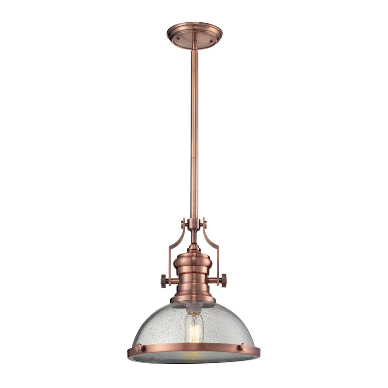 ELK Home 67743-1 One Light Pendant, Copper Finish-LightingWellCo