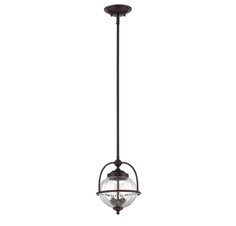 Savoy House Banbury 7-460-2-213 Two Light Pendant, English Bronze w/ Gold Finish - LightingWellCo