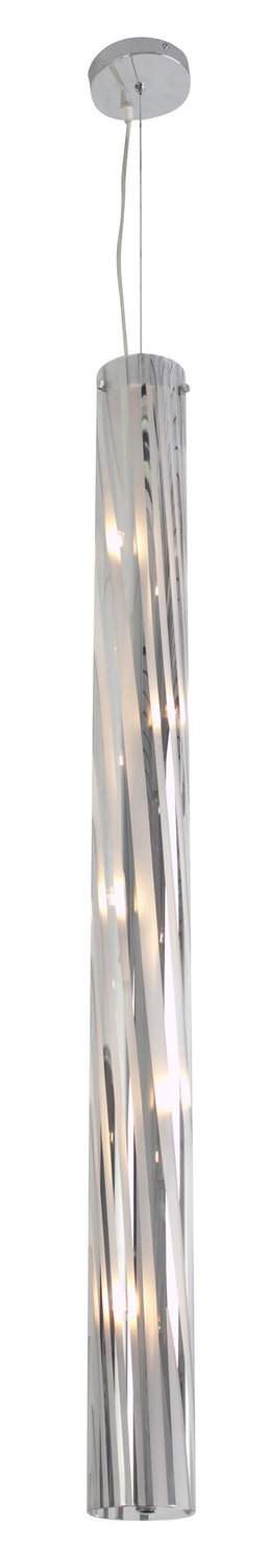 Varaluz AC1072 Five Light Pendant, Chrome Finish - LightingWellCo