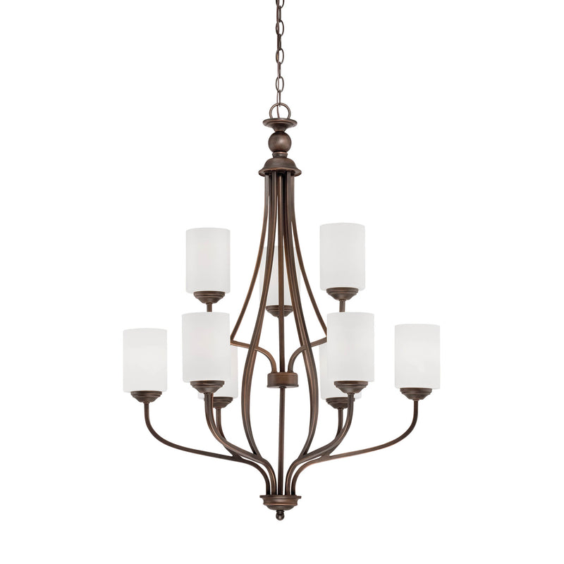 Millennium 3059-RBZ Nine Light Chandelier, Rubbed Bronze Finish - LightingWellCo