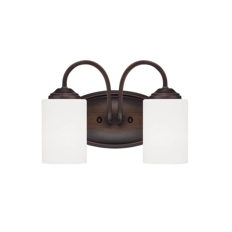 Millennium 3072-RBZ Two Light Vanity, Rubbed Bronze Finish - LightingWellCo