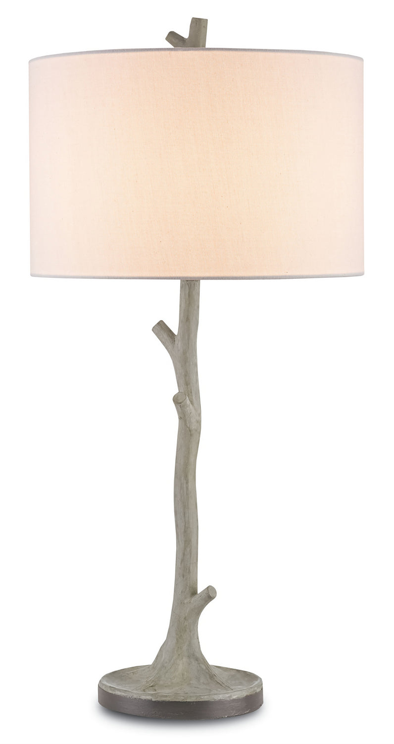 Currey and Company 6359 One Light Table Lamp, Portland/Aged Steel Finish-LightingWellCo