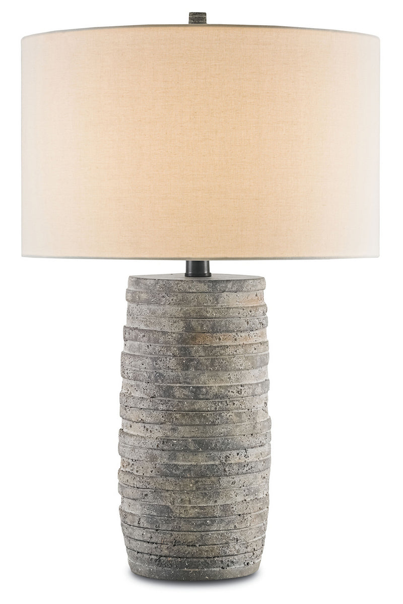 Currey and Company 6782 One Light Table Lamp, Rustic Finish-LightingWellCo