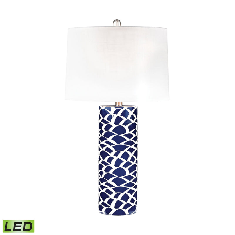 ELK Home D2792-LED LED Table Lamp, Navy Finish-LightingWellCo