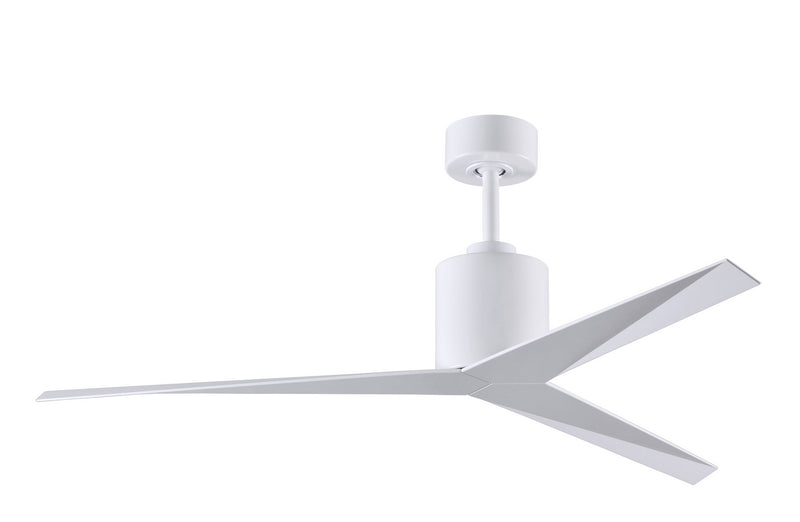 Matthews Fan Company Eliza EK-WH-WH Ceiling Fan, Gloss White Finish - LightingWellCo