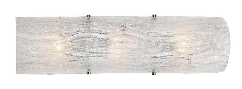 Varaluz AC1105 Three Light Wall Sconce, Chrome Finish - LightingWellCo