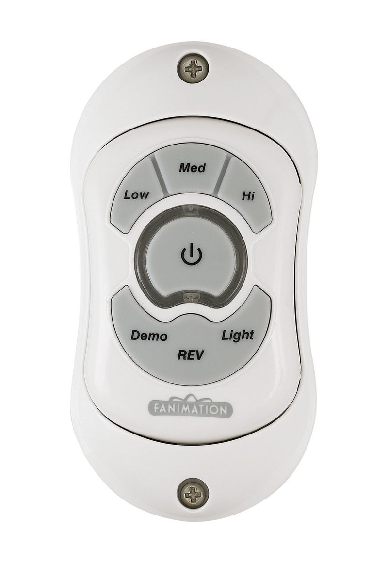 Fanimation TR28 Hand Held Remote Reversing - Fan Speed/Light-WH, White Finish - LightingWellCo