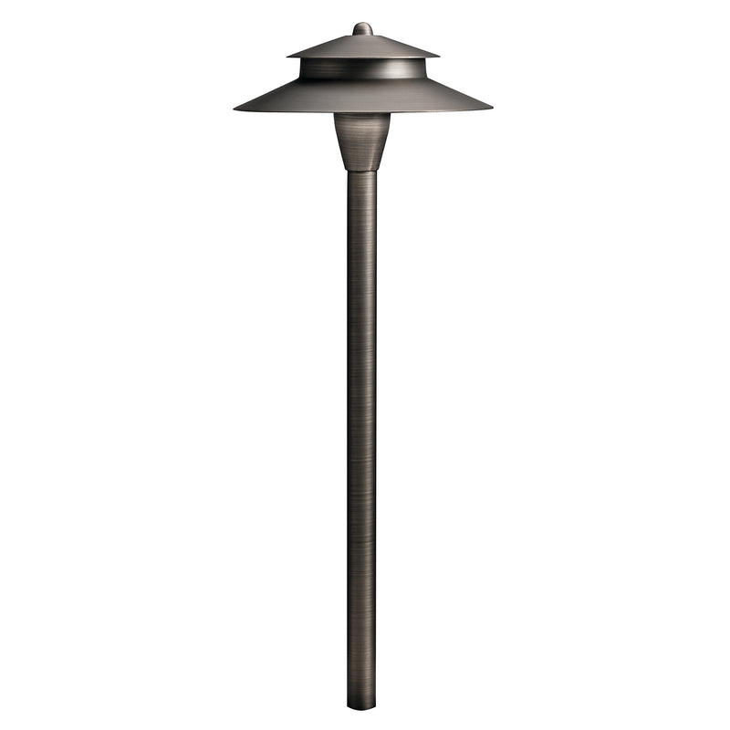 Kichler 15480CBR One Light Path Light, Centennial Brass Finish - LightingWellCo