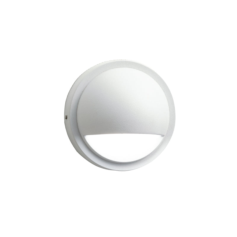 Kichler 15764WHT27R LED Deck Light, Textured White Finish - LightingWellCo