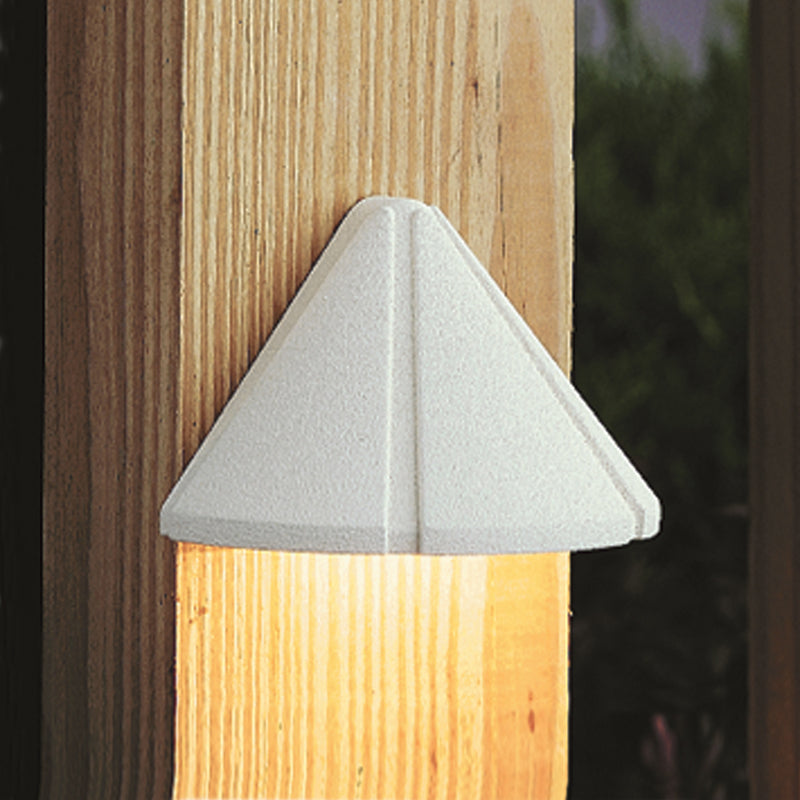 Kichler 15765WHT27R LED Deck Light, White Finish - LightingWellCo