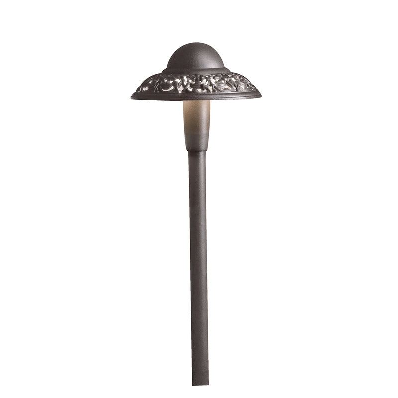 Kichler 15857AZT27R LED Pierced Dome, Textured Architectural Bronze Finish - LightingWellCo