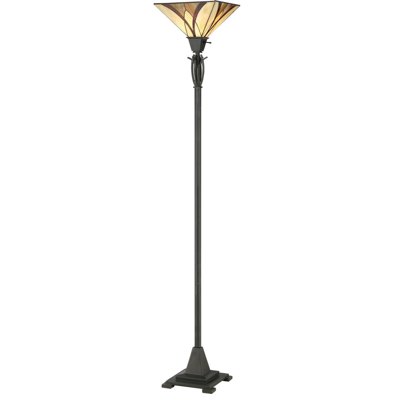 Quoizel TFAS9470VA One Light Torchiere, Valiant Bronze Finish - LightingWellCo