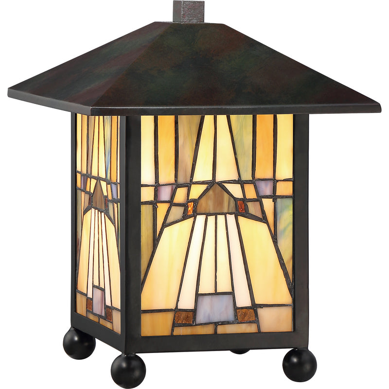 Quoizel TFIK6111VA One Light Table Lamp, Valiant Bronze Finish - LightingWellCo